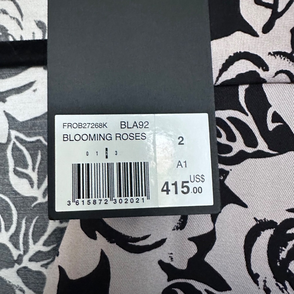 🖤 NWT The Kooples Blooming Roses Midi Shirt Dress | RETAIL $415! - Picture 6 of 8